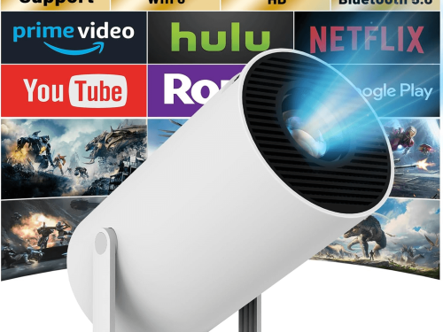 Best Mini Projector for Outdoor Movies: WiFi 6, Bluetooth & 4K Support